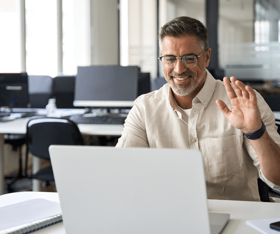 Zypria team member working from home